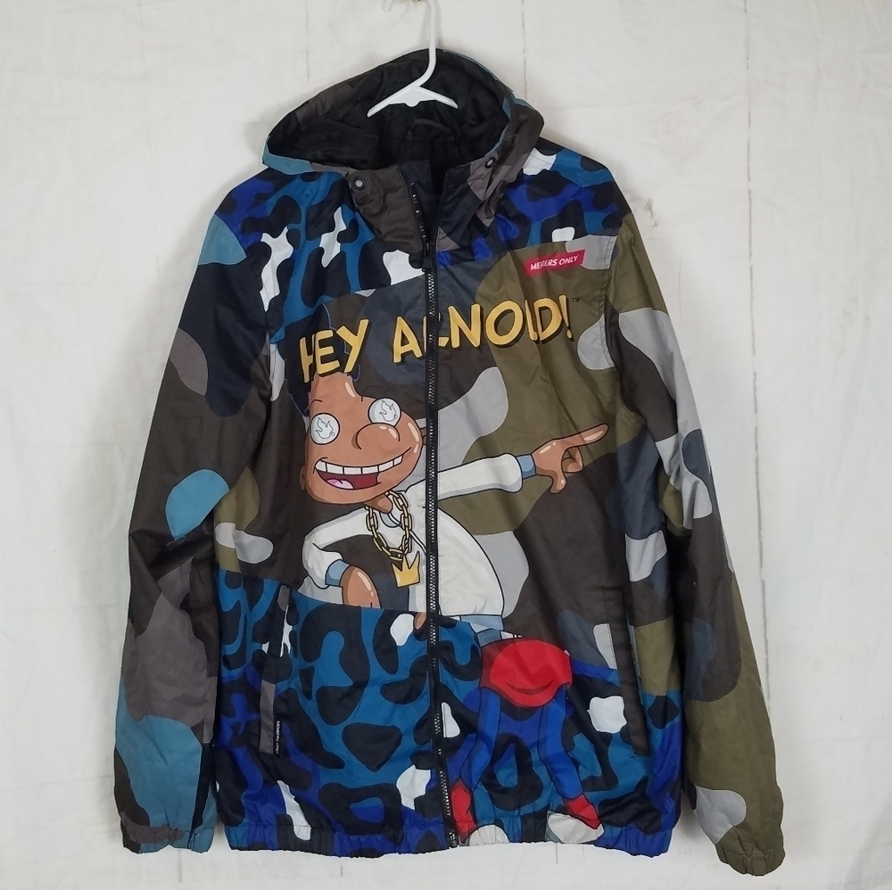 Members only x Nickelodeon hey Arnold puffer jacket coat